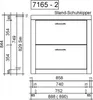 Schuhschrank Schuhkipper Standschuhkipper mit Schuhkörben Produktbild-Vorschau 3