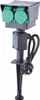 Ecolite  XHWS-F03 Zahradní sloupek 4x zásuvka Náhled obrázku produktu 3