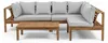 home24 Loungeset - 4-teilig - Akazie Massiv / Webstoff - Produktbild-Vorschau 4