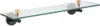 MSV® Glasablage "Iana" edle Badezimmerablage 50cm Klarglas Produktbild-Vorschau 1