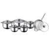Topf-, Pfanne- und Kochtopf-Set, 6 Stück - Silber Produktbild-Vorschau 1
