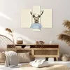 Bild auf Leinwand - Leinwandbild - 3 Teile - Hipster Produktbild-Vorschau 7