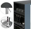 Stojací barový stůl se židlemi Vicco  Antracit 57 x 117 cm Náhled obrázku produktu 6