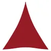 Tenda da sole in tessuto Oxford triangolare 5x7x7 m Rosso Anteprima dell’immagine prodotto 9