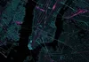 Vlies Fototapete - Blue Manhattan 450x315 cm Karten Produktbild-Vorschau 5
