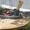 deVries Teakholz Stehtisch Woodie Ø 80 cm - rund Produktbild-Vorschau 8