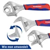 WORKPRO 2 IN 1 klucz nastawny do rur i klucz płaski klucz Podgląd zdjęcia produktu 3