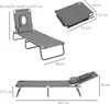Outsunny Sonnenliege klappbar Gartenliege mit Kopfkissen, Produktbild-Vorschau 6