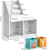 Kinderregal Vicco Luigi Weiß 72 x 79 cm Mini, mit 2 Produktbild-Vorschau 3