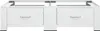 A white metal underframe for a washing machine and dryer with two drawers. Produktbild-Vorschau