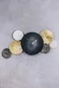 Wanduhr 64x31cm Metall Schwarz Gold Wandbild Wanddeko Uhr Produktbild-Vorschau 2