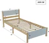 Flieks Holzbett Klassisches Bett 90x200cm mit Lattenrost, Produktbild-Vorschau 7