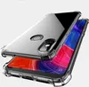 A transparent phone case is shown on a white background, with a phone inside the case. Produktbild-Vorschau