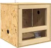 vidaXL Terárium hnedé 40 x 40 x 40 cm OSB Náhľad obrázku produktu 1