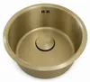 Umývadlo Pure.Sink Rondo, zlaté, kulaté, vhodné pro montáž Náhled obrázku produktu 3