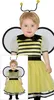 A child wearing a bee costume, with a close-up inset of the same costume. Produktbild-Vorschau