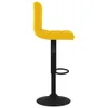 A side view of a yellow bar stool on a white background. Náhled obrázku produktu