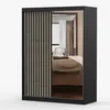 Schwebetürenschrank Kleiderschrank Schrank 150cm Produktbild-Vorschau 2