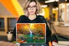 MuchoWow® Laptop Aufkleber Sticker Cover Steine - Baum - Produktbild-Vorschau 5