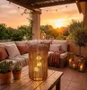 formano Solarlaterne Außen Garten Rattan Laterne 3 LED Produktbild-Vorschau 2