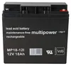 Multipower Batterie au plomb MP18-12I Pb 12V 18Ah VdS, M5 Voir les images du produit 2