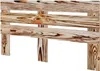 A close-up of a wooden headboard. Produktbild-Vorschau