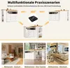Bartisch ausziehbar 138-203cm, 360° drehbarer Stehtisch mit Produktbild-Vorschau 9