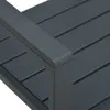 Ławka Ogrodowa, 120 Cm, Szara, Hdpe O Wyglądzie Drewna Podgląd zdjęcia produktu 4