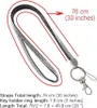 1x WEISS Schlüsselband Umhängeband Lanyard 10mm Produktbild-Vorschau 3