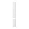 vidaXL Piatto doccia a 2 scomparti bianco lucido 41x69x9 cm Anteprima dell’immagine prodotto 2