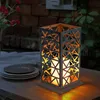 2x LED Solarleuchte, Feuereffekt, rost-grün, H 27 cm Produktbild-Vorschau 4