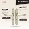 DOMINO Türgriff 78 Drückergarnitur WC - Badezimmer Set | Produktbild-Vorschau 9