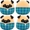 Pluszowy Piesek Pug Squishmallows w Zielono-Niebieskiej Anteprima dell’immagine prodotto 5