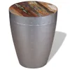 vidaXL Tabouret au design industriel rétro Vieux bois - Voir les images du produit 2