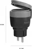 Hombli smarte outdoor Steckdose V2, schwarz Produktbild-Vorschau 6