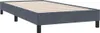 vidaXL Letto a molle senza materasso grigio scuro 90x210 cm Anteprima dell’immagine prodotto 2