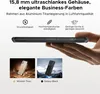 A hand holding a smartphone, with two smaller images of the phone in different colors below. Produktbild-Vorschau