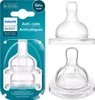 A package containing Philips Avent Anti-colic baby bottle nipples, with two nipples shown outside the packaging. Náhľad obrázku produktu