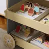 Drewniana lodziarnia na kółkach - wózek z lodami Podgląd zdjęcia produktu 5