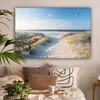 Leinwand Bilder 120x80 cm - Düne - Möwe - Strand - Meer - Produktbild-Vorschau 2