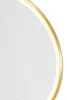 Badezimmerspiegel Gold 50 cm inkl  LED 3 Stufen Dimmbar mit Produktbild-Vorschau 4