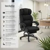 Chaise de bureau JILIEN avec repose-pieds et revêtement en Voir les images du produit 2