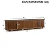 Merax TV Lowboard mit LED Beleuchtung, TV Schrank mit Produktbild-Vorschau 8