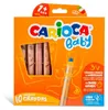 Carioca - matita colorata Baby 3 in 1, colori assortiti, 10 Anteprima dell’immagine prodotto 1
