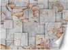 Vlies fototapete Blumen auf konkretem Hintergrund 150x105 Produktbild-Vorschau 1