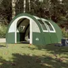 vidaXL Tente tunnel 4 personnes Vert Étanche Voir les images du produit 3