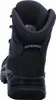 The back view of a black hiking boot. Produktbild-Vorschau