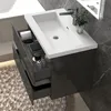 80 cm Badmöbel-Set Unterschrank mit Rechteckiges Produktbild-Vorschau 3