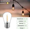 LUMILED LED Lampen E27 Warmweiss ST45/S14 1W Ersetzt 10 W Produktbild-Vorschau 2