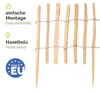Gartenzaun zum Stecken aus Haselnüsse Zaun Garten Produktbild-Vorschau 3